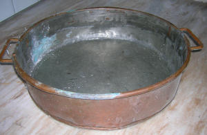 Bacinella di rame (1920 - 1950)